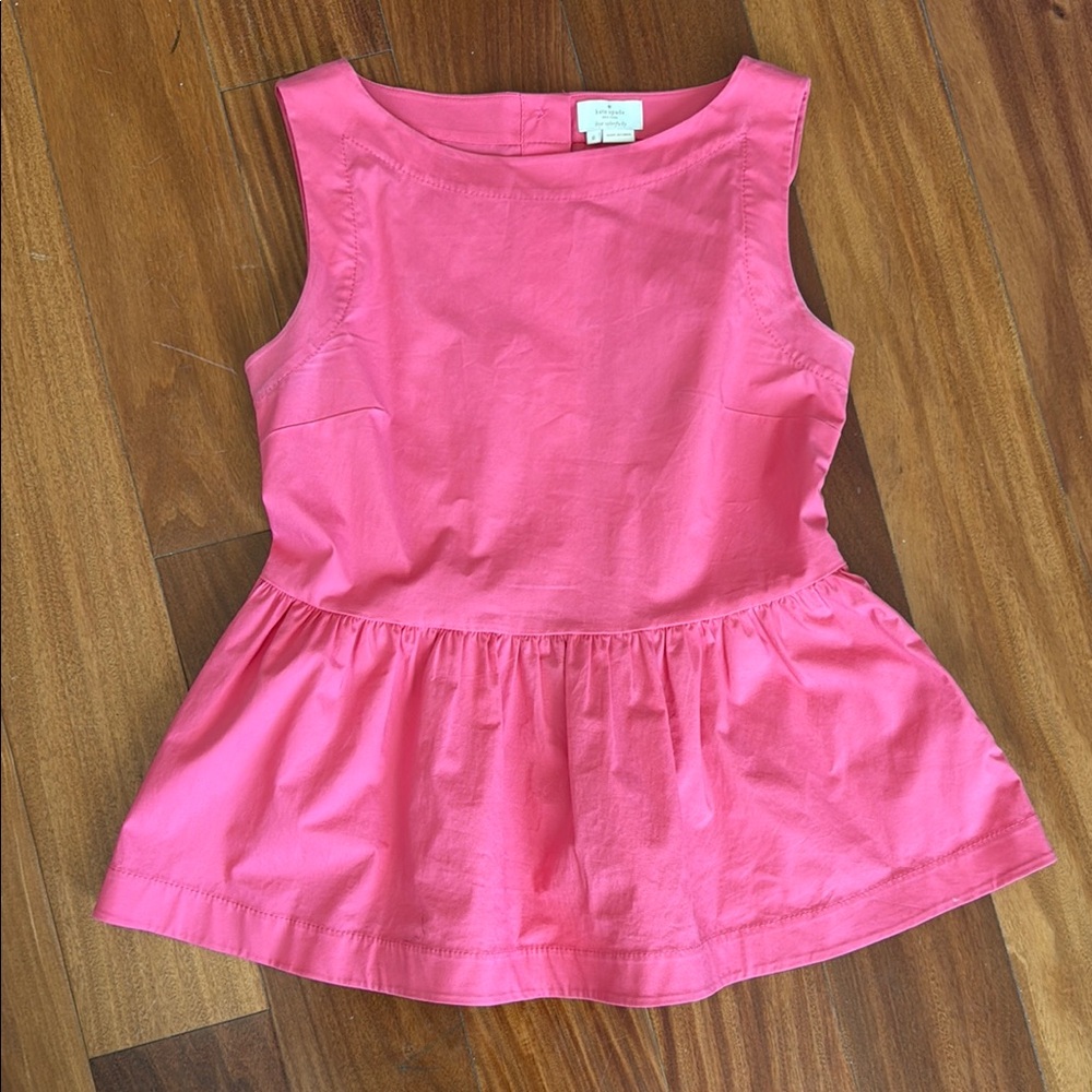 Kate Spade Pink Sleeveless Blouse